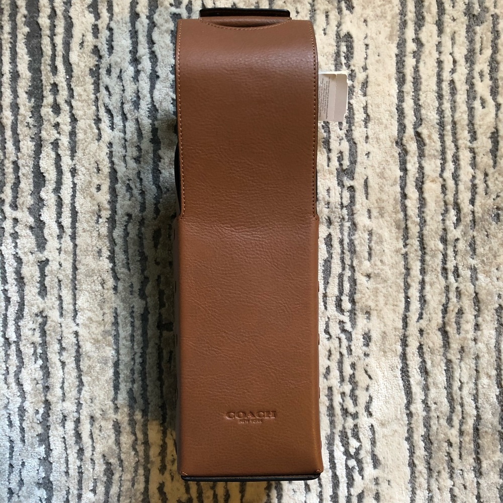 Coach Leather Wine Carrier